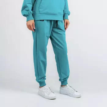 BY Брюки женские, хлопок / полиэстер, размер XL, цвет салатовый