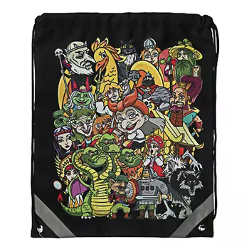 BY+ Erich Krause Мешок для сменной обуви на завязках ПРЕМИУМ, 36,5x44см, сверхплотный полиэстер