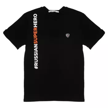 BY Футболка "KIP" женская с принтом, хлопок, размер L, цвет черный