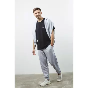 BY Футболка мужская, хлопок / лайкра, размер M, цвет черный