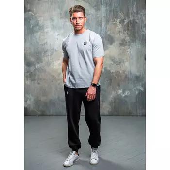 BY Футболка мужская, хлопок, размеры S-XXL, цвет серый