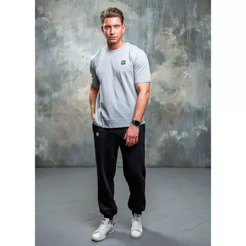 BY Футболка мужская, хлопок, размеры S-XXL, цвет серый