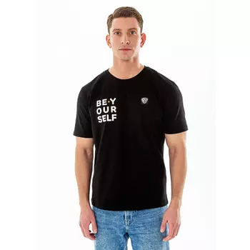 BY Футболка мужская с принтом, хлопок, размеры S-XXL