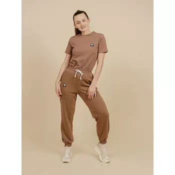 BY Футболка женская, хлопок, размеры XS-XL, цвет какао