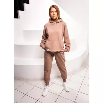 BY Hero Брюки женские, хлопок, цвет какао, размер L