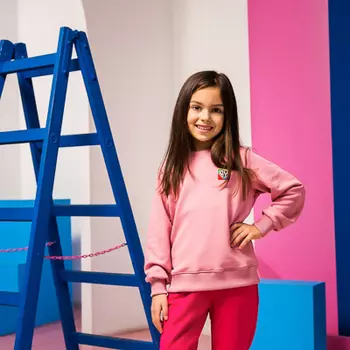 BY Hero Свитер детский, хлопок, цвет розовый, размер 122