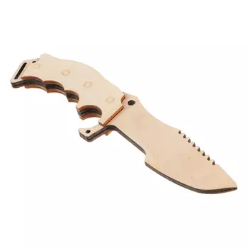 BY Игрушечное оружие Нож, фанера, 21х5х1,5см, СИ-02