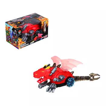 BY Игрушка "Огнедышащая Хапуга", свет, звук, движ, пар, датчик преп, 3xАА, PP,PS, 25х13,5х13,5см