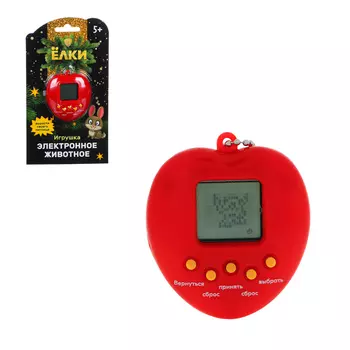 BY Ёлки Игрушка "Электронное животное", 2xAG13, пластик, 4,8х6см, 3 цвета