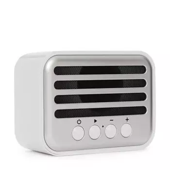 BY Колонка беспроводная Рыжий, ретро-стиль, 3Вт, 600мАч, пластик