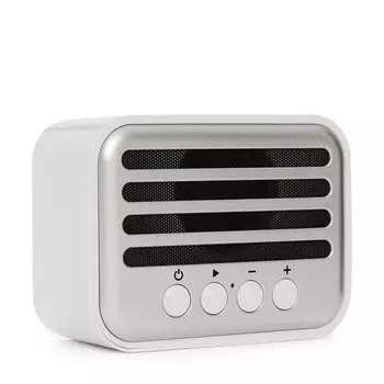 BY Колонка беспроводная Рыжий, ретро-стиль, 3Вт, 600мАч, пластик