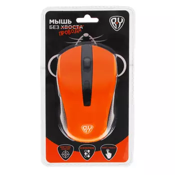 BY Компьютерная мышь беспроводная, 800/1200/1600DPI, покрытие Soft Touch, 1xAA, пластик