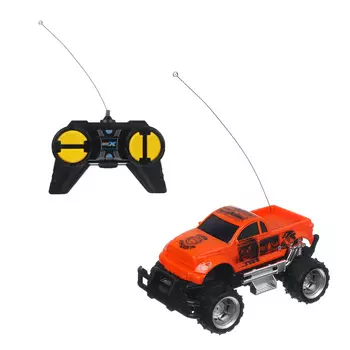 BY Машина на радиоуправлении в виде пикапа "Рыжий", 5АА, пластик, 23х14х13см