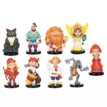 BY Минифигурки, ПВХ, флоу-пак, серия №2, 7-9см, 9 дизайнов