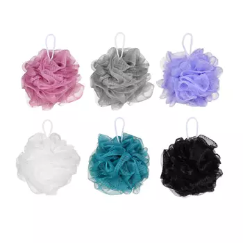 BY Мочалка-спонж "Шар", мягкая 40гр, 5-6 цветов