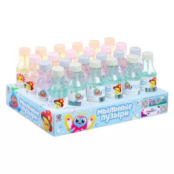 BY Мыльные пузыри в фигурной бутылке, 85мл, мыльный р-р, ABS, PVC, 3х13х3 см