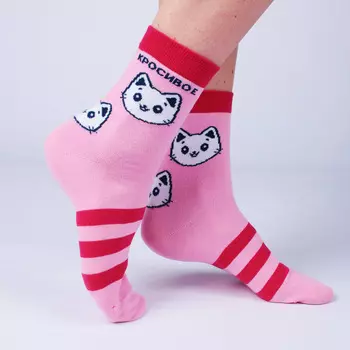 BY Носки "Кросивое", хлопок, синтетические волокна, размеры 23-27