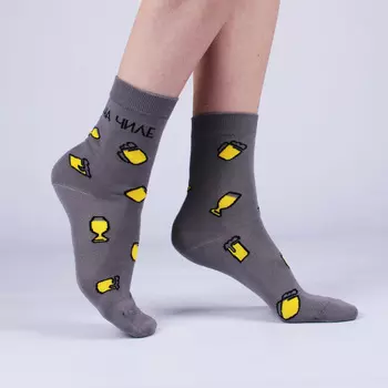 BY Носки "На чиле", хлопок, синтетические волокна, размеры 23-29