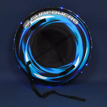 BY Сноутьюб с сиденьем светодиодный, d100см, 30LED, пост. свечение , оксфорд 600D, резина R16, ПВХ