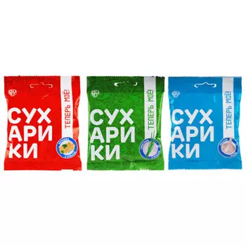 BY Сухарики 35 г, 3 вкуса