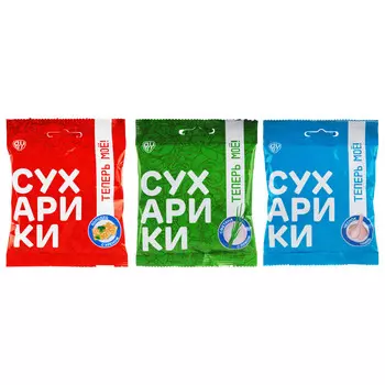 BY Сухарики 35 г, 3 вкуса