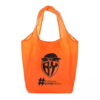 BY Сумка складная, полиэстер, 46х35х18см, в сложенном виде 16,5х14см, 1 дизайн