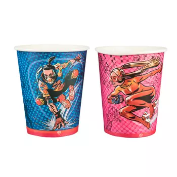 BY Супергерои вселенной Набор бумажных стаканов 6шт, 200мл