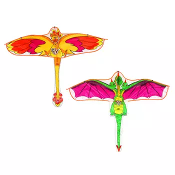 BY Воздушный змей 120см, текстиль, 2 дизайна