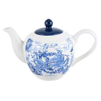 Чайник заварочный 1200 мл, керамика, MILLIMI "Гравюра"