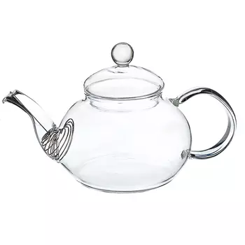 Чайник заварочный 600 мл VETTA, с металлическим фильтром, стекло