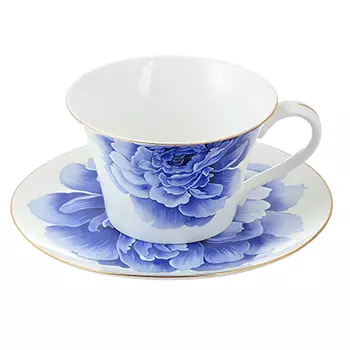 Чайный сервиз 12 предметов MILLIMI Виолета 270мл, костяной фарфор