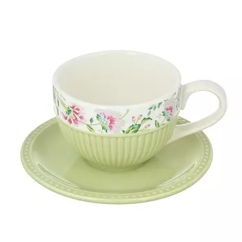 Чайный сервиз 2 предмета, керамика, MILLIMI "Шарм"