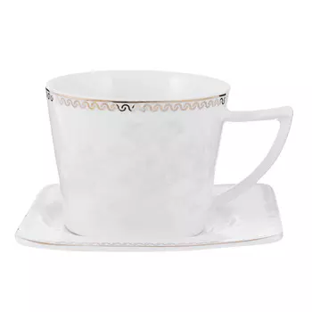 Чайный сервиз 2 предмета MILLIMI Амели 220мл, костяной фарфор