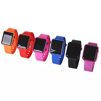 Часы электронные наручные BERIOTTI, 2хAG10, 4-6 цветов