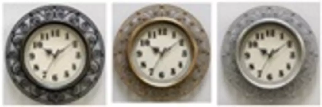 Часы настенные 30см, пластик, арт.17