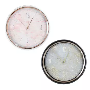 Часы настенные 33см, пластик, арт.18