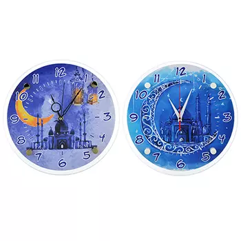 Часы настенные круглые, 30см, стекло, 2 дизайна, МТ 1