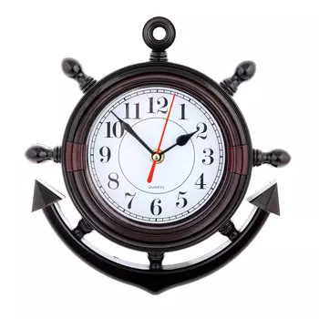 Часы настенные "Якорь", 24x24см, плавный ход, 35027