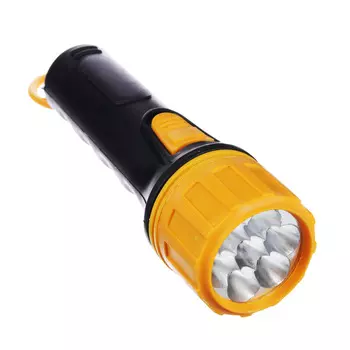 ЧИНГИСХАН Фонарь, 7 LED, 2Вт, 2xD, 19см, пластик