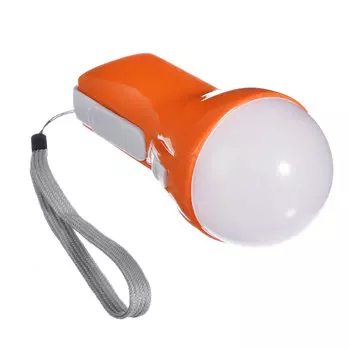 ЧИНГИСХАН Фонарь аккумуляторный 20 SMD LED, вилка 220В, подвес-подставка, пластик, 14,1x6,6 см