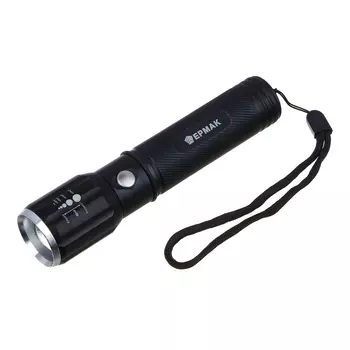 ЧИНГИСХАН Фонарь металлический XP-E LED, 3xAAA, алюминий, 15,5x3 см