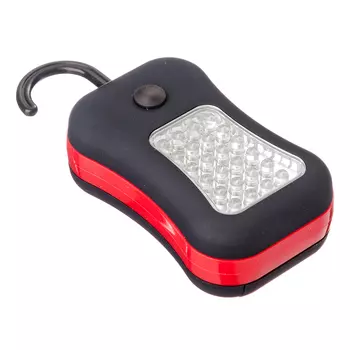 ЧИНГИСХАН Фонарь подвесной 24+4 LED, 3хААА, пластик, 9,6х6 см