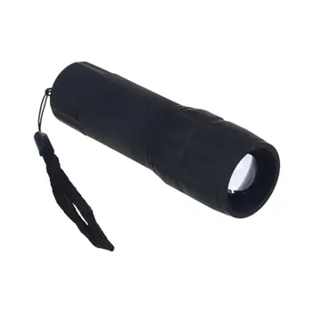ЧИНГИСХАН Фонарь с фокусировкой 0,75 Вт LED, 3xAAA, резинопластик, 11,5х3 см