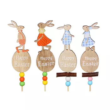 Декор Пасхальный, топпер, МДФ, 32 см, 4 дизайна