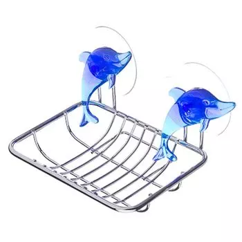 Дельфин Мыльница хром, 1025D