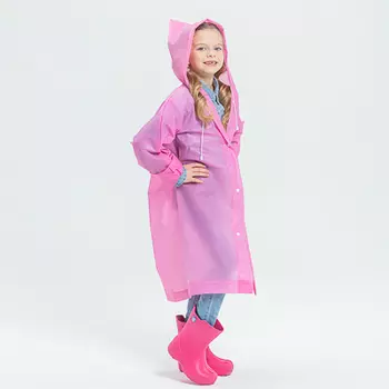 Детский дождевик-плащ INBLOOM, ЭВА, 100 мкр., 83х54 см, 5 цветов