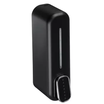 Диспенсер для жидкого мыла настенный Sonwelle, 350мл, черный матовый