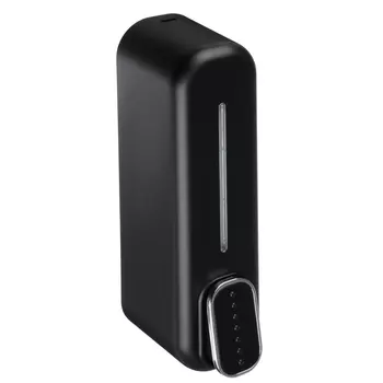 Диспенсер для жидкого мыла настенный Sonwelle, 350мл, черный матовый