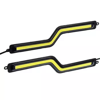 Дневные ходовые огни NEW GALAXY, LED 48шт, метал. корп., 180мм, 12V, белый, 2шт