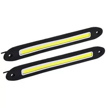 Дневные ходовые огни NEW GALAXY, LED 80шт, гибкий резин. корп., 255мм, 12V, белый, 2шт